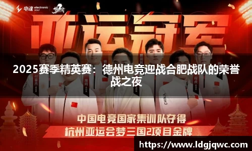 2025赛季精英赛：德州电竞迎战合肥战队的荣誉战之夜